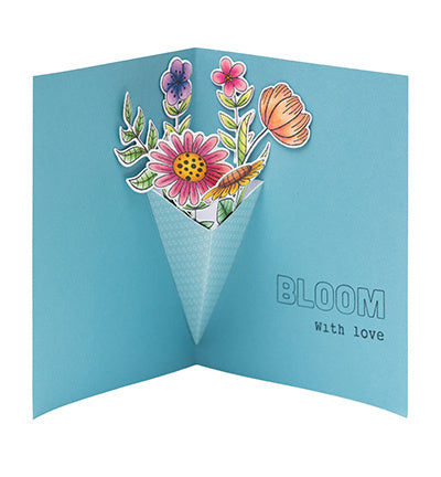 SL Klarsichtstempel Blumenstrauß Pop-up Essentials Nr.760