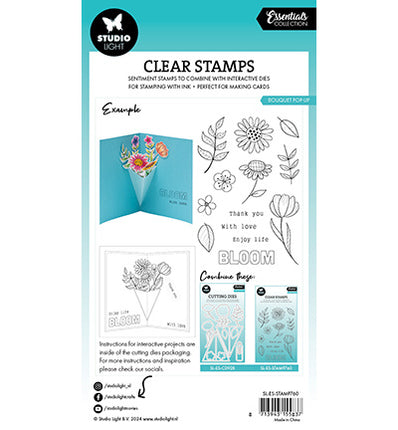 SL Klarsichtstempel Blumenstrauß Pop-up Essentials Nr.760