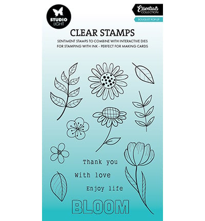 SL Klarsichtstempel Blumenstrauß Pop-up Essentials Nr.760