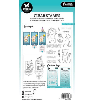 SL Klare Stempel Peek a boo Schieber Essentials Nr. 761