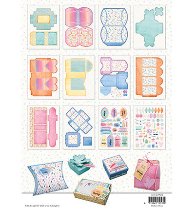 SL DIY Geschenkboxen Papierblock Essentials Nr. 258