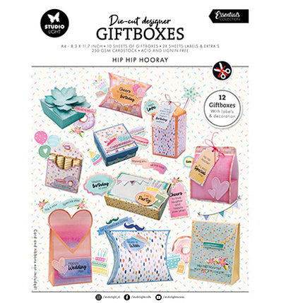 SL DIY Geschenkboxen Papierblock Essentials Nr. 258