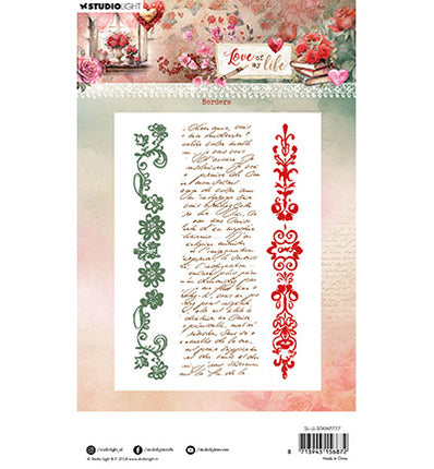 SL Klarer Stempel Rahmen Love of my life Nr. 777
