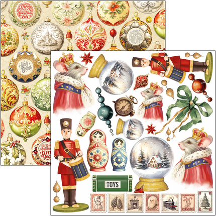 DER NUSSKNACKER FUSSY CUT PAD 6"X6" 24/PKG