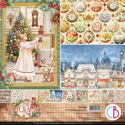 DER NUSSKNACKER MUSTERBLOCK 12"X12" 8/STK