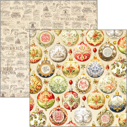 DER NUSSKNACKER MUSTERBLOCK 12"X12" 8/STK