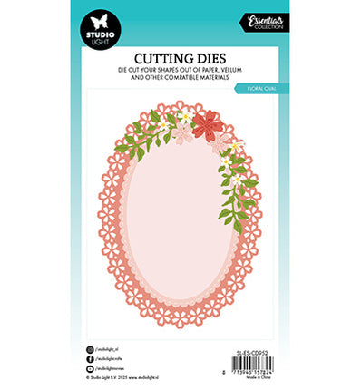 SL Stanzform Floral Oval Essentials Nr. 952