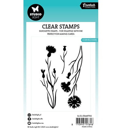 SL Klarer Stempel Kornblumen Essentials Nr. 783