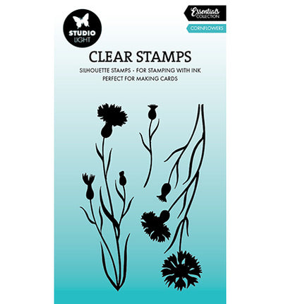 SL Klarer Stempel Kornblumen Essentials Nr. 783