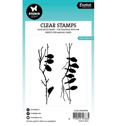 SL Klarer Stempel Vogelzweig Essentials Nr. 785