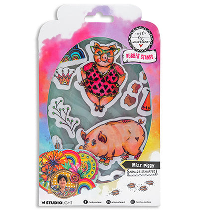 ABM Cling Gummistempel Miss Piggy Art By Marlene Nr. 782