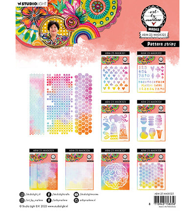 ABM Maske Muster Streifen Art By Marlene Nr. 325