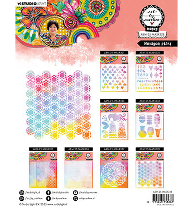 ABM Maske Hexagon Sterne Art By Marlene Nr. 328