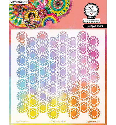 ABM Maske Hexagon Sterne Art By Marlene Nr. 328