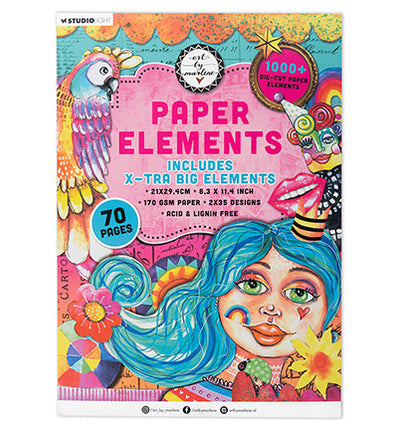 ABM Stanzpapierblock Extra große Elemente Art By Marlene Nr. 275