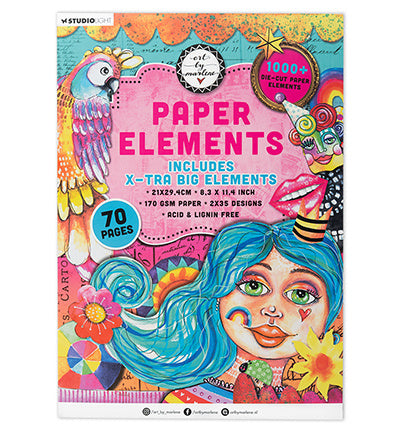 ABM Stanzpapierblock Extra große Elemente Art By Marlene Nr. 275