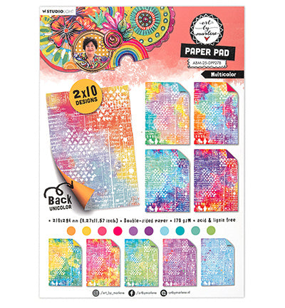 ABM Designpapierblock Mehrfarbig Art By Marlene Nr. 278