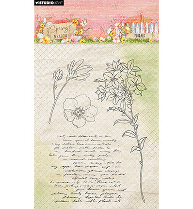 SL Klarsichtstempel Blumen Frühlingswiese Nr. 773