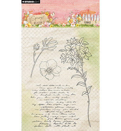 SL Klarsichtstempel Blumen Frühlingswiese Nr. 773