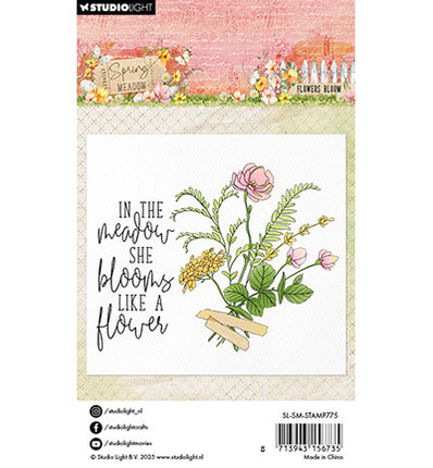 SL Klarsichtstempel Blüten Frühlingswiese Nr. 775