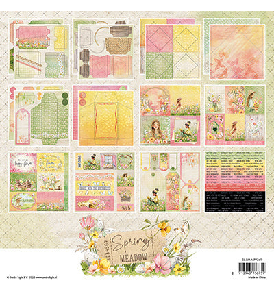 SL Mixed Papierblock Umschläge, Karten Frühlingswiese Nr. 269