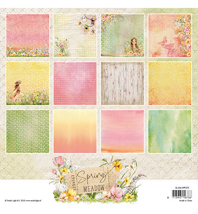 SL Designerpapierblock Hintergrundpapier Frühlingswiese Nr. 270