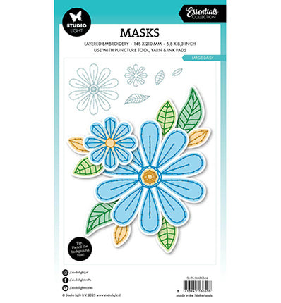 SL Maske Stickerei, Große Gänseblume Essentials Nr. 344