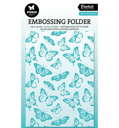 SL Prägefolder Pretty Butterflies Essentials Nr. 26