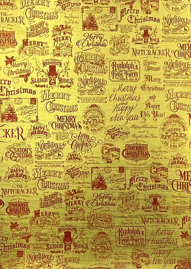 DELUXE DER NUSSKNACKER PAPIER GOLD A4 5/PKG