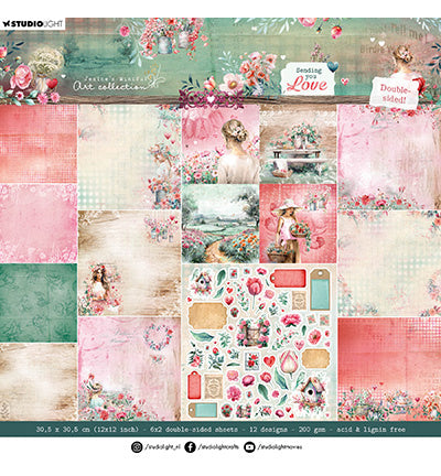 JMA Designer-Papierblock beidseitig Scrapbooking Sending You Love Nr. 288