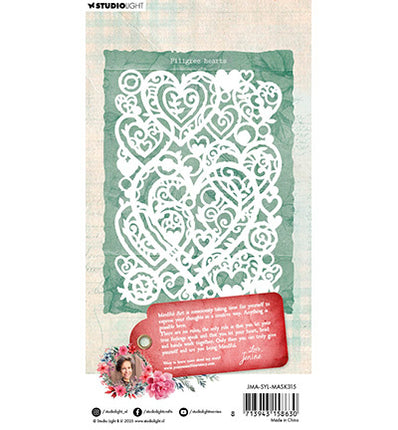 JMA Maske Filigrane Herzen Sending You Love Nr. 315