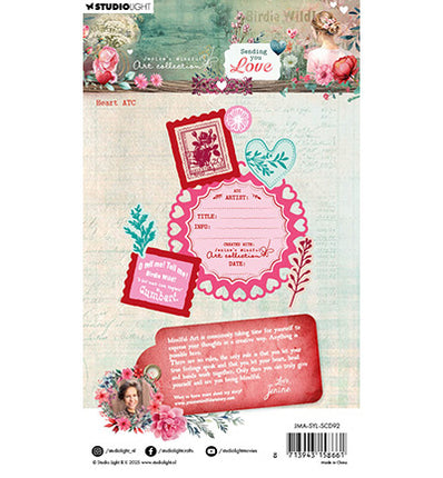 JMA Stempel- und Stanzformen Herz ATC Sending You Love Nr. 92