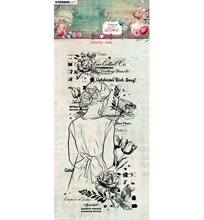 JMA Klarsichtstempel Liebe Dame Sending You Love Nr. 798