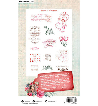JMA Klarsichtstempel Romantische Elemente Sending You Love Nr. 799