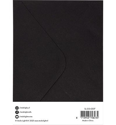 Karten & Umschläge Schwarz Verbrauchsmaterial Nr.07
