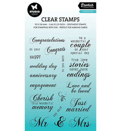 SL Klarsichtstempel Hochzeitstag Essentials Nr. 790