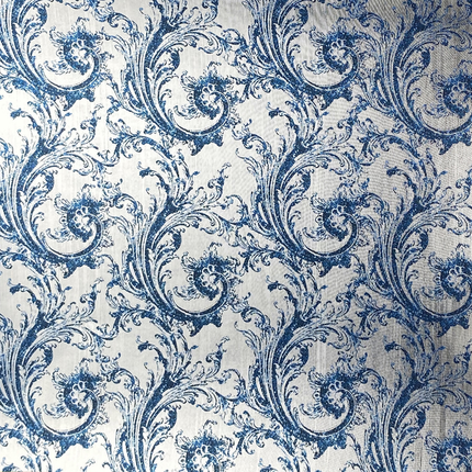 DELUXE ELEGANCE OF BLUE PAPIER SILBER 6"X6" 5/PKG