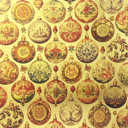 DELUXE DER NUSSKNACKER PAPIER GOLD 6"X6" 5/PKG