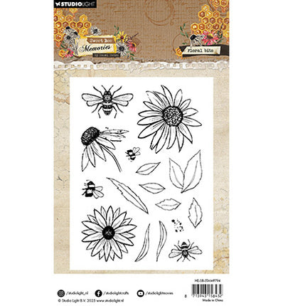 HE Klarsichtstempel Floral Bits Sweet Bee Memories Nr. 794