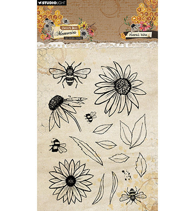 HE Klarsichtstempel Floral Bits Sweet Bee Memories Nr. 794