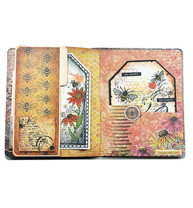 HE Designpapierblock Hintergrund Sweet Bee Memories Nr.286