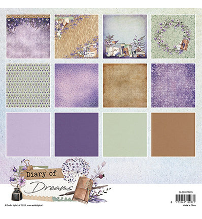 SL Designpapierblock Hintergrund Diary of Dreams Nr. 295