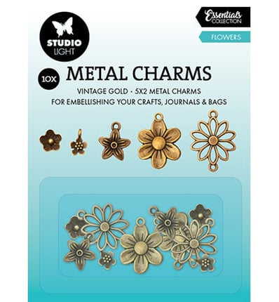 SL Metallanhänger Blumen Verbrauchsmaterial Nr. 01
