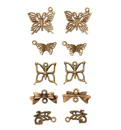 Metallanhänger Schmetterling Verbrauchsmaterial Nr. 02