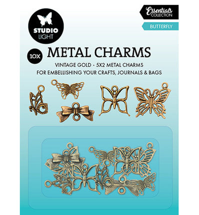 Metallanhänger Schmetterling Verbrauchsmaterial Nr. 02