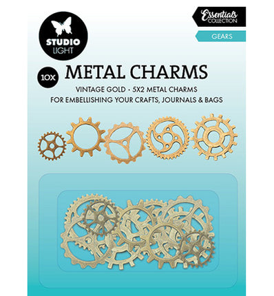 Metallanhänger Zahnräder Verbrauchsmaterial Nr. 03