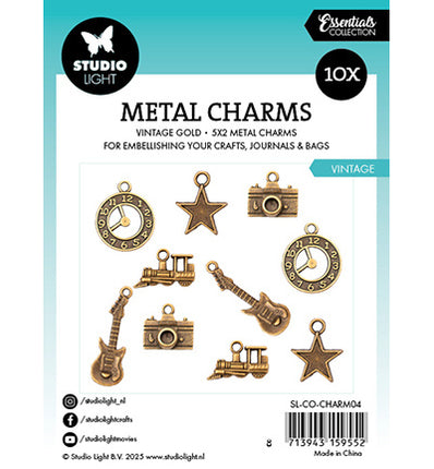Metallanhänger Vintage Verbrauchsmaterial Nr. 04