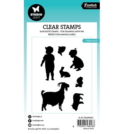SL Klarsichtstempel Farmkinder Essentials Nr.830