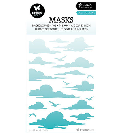 SL Schablone Wolkenhintergrund Essentials Nr.340