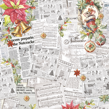 VELOURS DER NUSSKNACKER PAPIERMUSTER A4 6/PKG